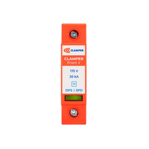 DPS Clamper Front V 175V 20kA Classe 2  (Protetor C. Telef / Energ)