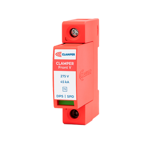 DPS Clamper Front 275V 45kA Classe 2  (Protetor C. Telef / Energ)
