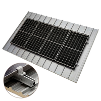 Estrutura de Energia Solar Para Telha Metálica 55cm Para 4 Placas