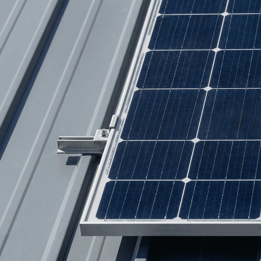 Estrutura de Energia Solar Para Telha Metálica 55cm Para 4 Placas PRATYC