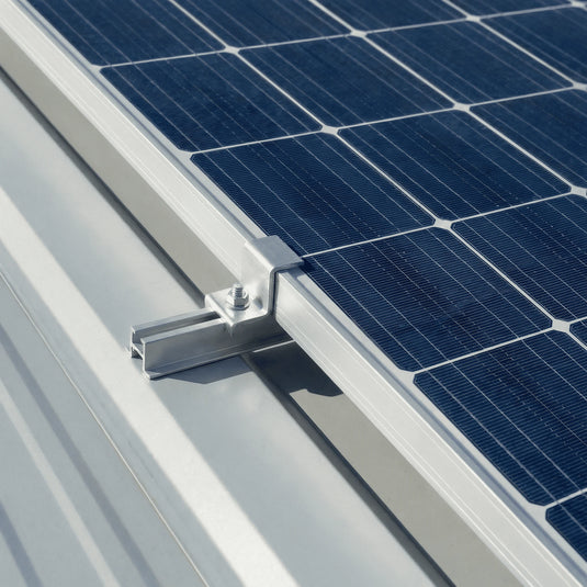 Estrutura de Energia Solar Para Telha Metálica 55cm Para 4 Placas PRATYC