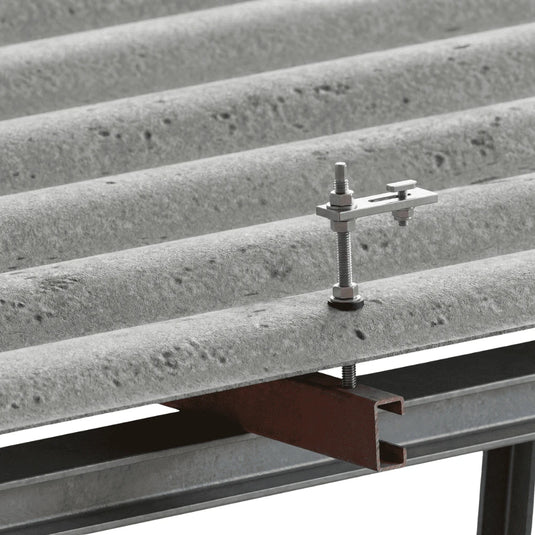 Estrutura de Energia Solar 1,20m Telha Fibrometal Geomet Para 4 Placas PRATYC