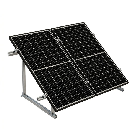 Estrutura de Energia Solar Para Laje Para 2 Placas [Exclusivo com Kit Solar] PRATYC