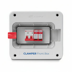 Clamper Front Box Inversor até 4KW CA 275V 20KA 2P 25A IP65