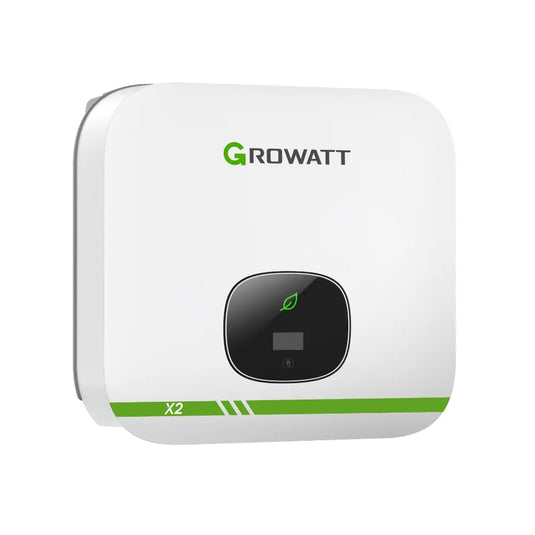 Inversor Solar Ongrid Growatt 6kW X2 220V 2MPPT MIN6000TL-X2 Monitoramento Wi-Fi GROWATT