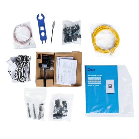 Inversor Solar Híbrido Deye 5kW 220V 2MPPT SUN-5K-SG04LP1-SM2-EU Monitoramento Wifi DEYE