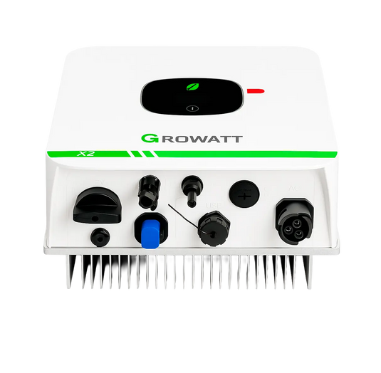 Inversor Solar Growatt Ongrid 3kW X2 MIC3000TL-X2 220V 1MPPT Monitoramento Wifi C/ AFCI GROWATT