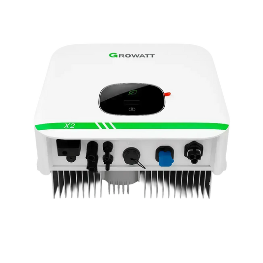 Kit Energia Solar Ongrid 1200kWh Mês 8,77kWp 15 Painel Sunova 585W Inversor Growatt 6kW X2 220V 2MPPT GROWATT