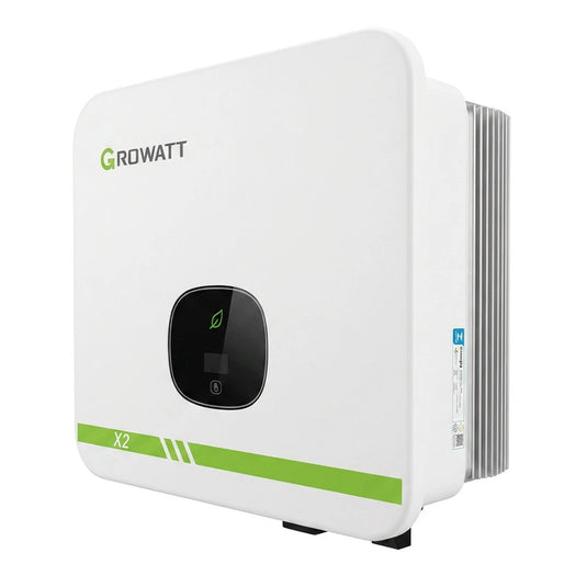 Inversor Solar Growatt Ongrid 8kW X2 MIN8000TL-X2 220V 3MPPT Monitoramento Wifi C/ AFCI GROWATT