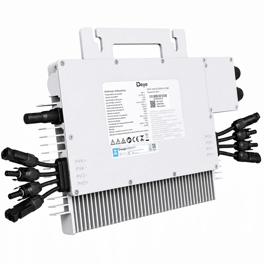 Microinversor Solar Deye Ongrid 2,25kW SUN-S225G4-EU-Q0 220V 2MPPT Monitoramento Wifi