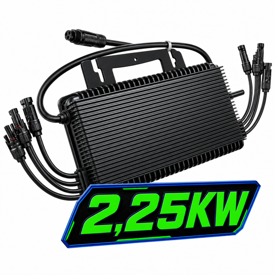 Microinversor Solar Hoymiles Ongrid 2,25kW HMS-2250DW-4T 220V 2MPPT Monitoramento Wifi HOYMILES
