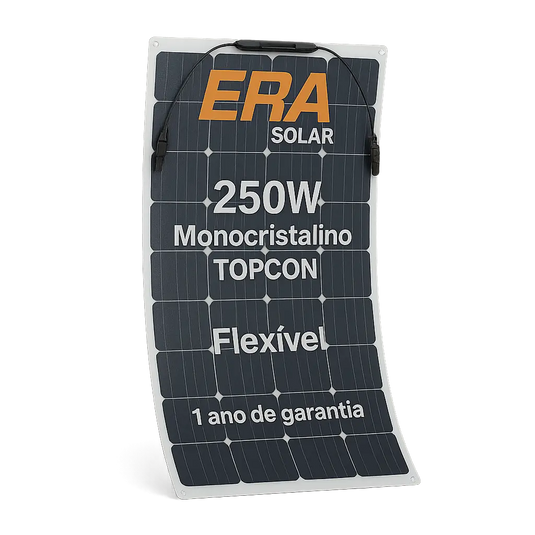 Painel Solar 250W Era Solar Flexível Monocristalino Topcon ERA SOLAR