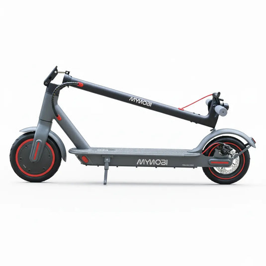 Patinete Elétrico Mymobi 350W Mb350-Pro Bat 36V 10Ah Cinza/Vermelho até 32km/h MYMOBI