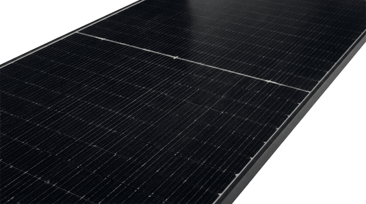 Painel Solar 620w Bifacial Preto Era Monocristalino Halfcell Ntype 132 Células ERA