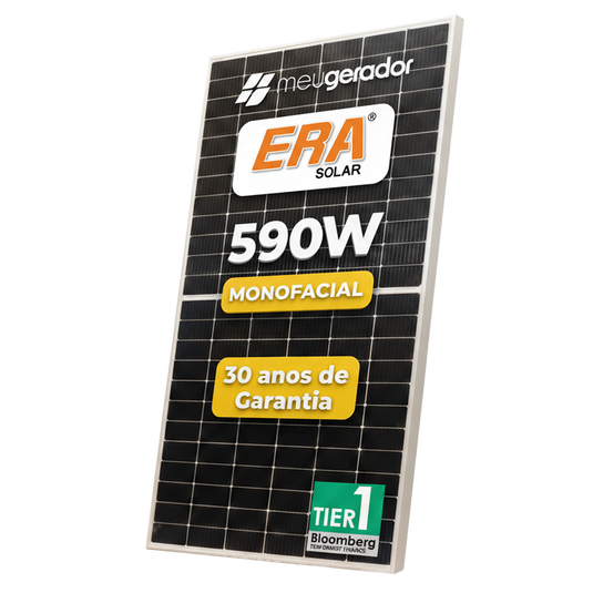 Painel Solar 590W Era Solar Monocristalino HalfCell Ntype ERA SOLAR
