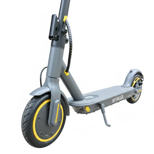 Patinete Elétrico Mymobi 350W Mb350-Pro Bat 36V 10Ah Cinza/Amarelo até 32km/h MYMOBI