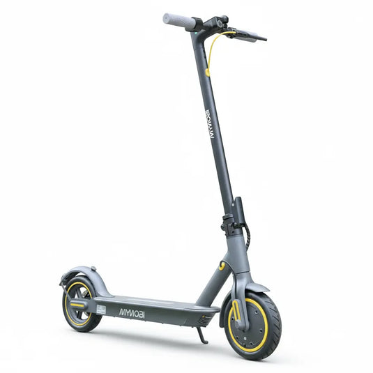 Patinete Elétrico Mymobi 350W Mb350-Pro Bat 36V 10Ah Cinza/Amarelo até 32km/h MYMOBI