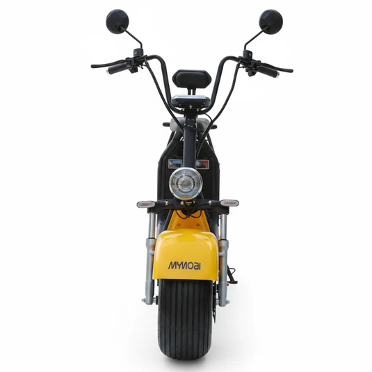 Scooter Elétrica Mymobi 2000W 20Ah 60V Amarelo até 50km/h até 2 Pessoas MYMOBI