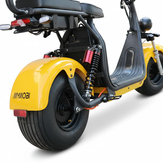 Scooter Elétrica Mymobi 2000W 20Ah 60V Amarelo até 50km/h até 2 Pessoas MYMOBI