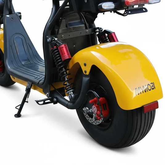 Scooter Elétrica Mymobi 2000W 20Ah 60V Amarelo até 50km/h até 2 Pessoas MYMOBI
