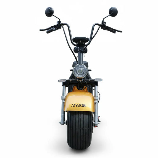 Scooter Elétrica Mymobi 2000W 20Ah 60V Dourado até 50km/h 2 Pessoas MYMOBI