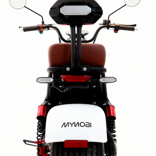 Scooter Elétrica Mymobi 2000W 20Ah 60V Branco Caramelo MYMOBI