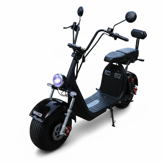 Scooter Elétrica Mymobi 2000W 20Ah 60V Preto até 50km/h 2 Pessoas MYMOBI
