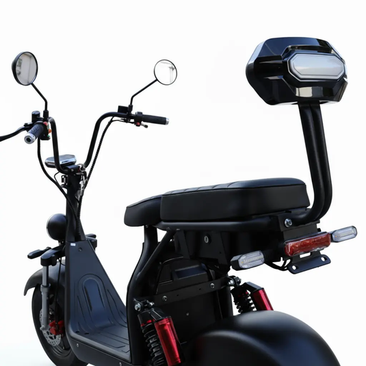 Scooter Elétrica Mymobi 2000W 20Ah 60V Preto Fosco até 50km/h 2 Pessoas MYMOBI