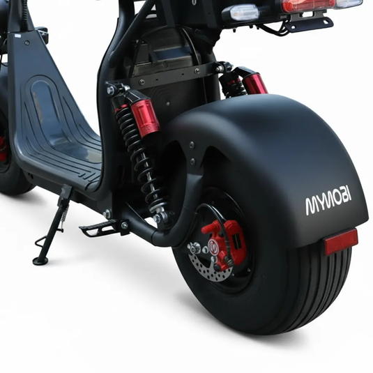Scooter Elétrica Mymobi 2000W 20Ah 60V Preto Fosco até 50km/h 2 Pessoas MYMOBI