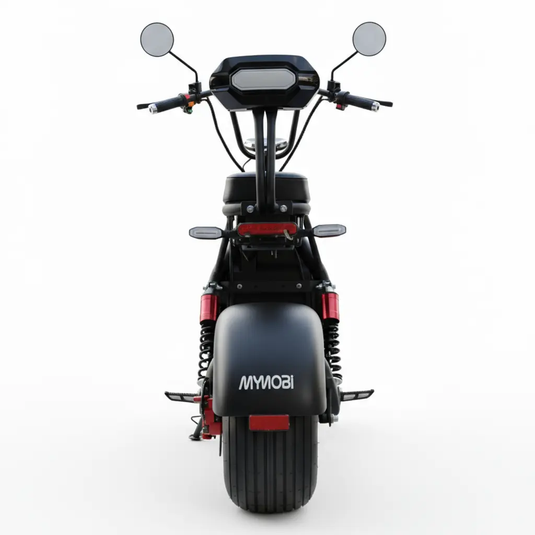 Scooter Elétrica Mymobi 2000W 20Ah 60V Preto Fosco até 50km/h 2 Pessoas MYMOBI