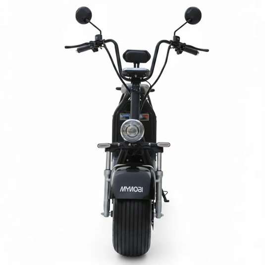 Scooter Elétrica Mymobi 2000W 20Ah 60V Preto até 50km/h 2 Pessoas MYMOBI