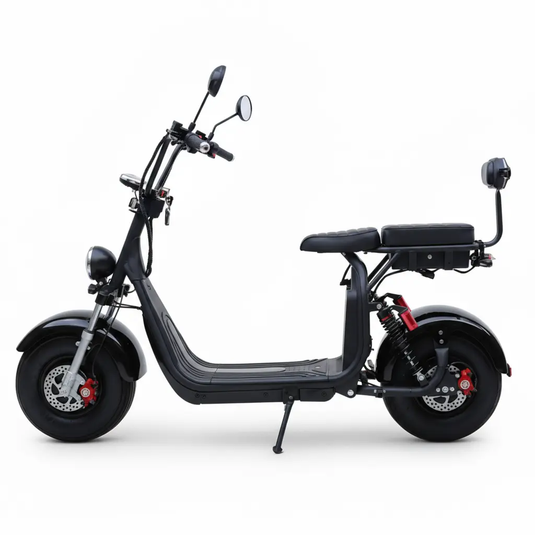 Scooter Elétrica Mymobi 2000W 20Ah 60V Preto até 50km/h 2 Pessoas MYMOBI