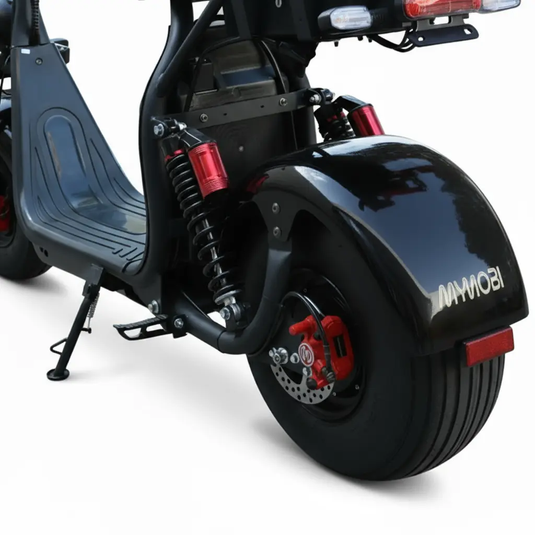 Scooter Elétrica Mymobi 2000W 20Ah 60V Preto até 50km/h 2 Pessoas MYMOBI