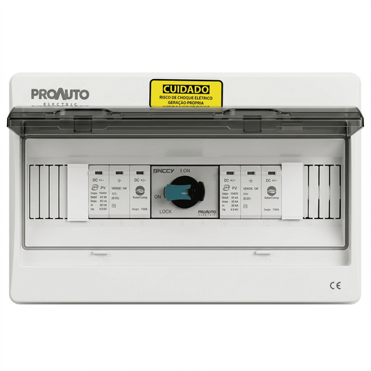 String Box ProAuto 2 Entradas 2 Saídas 1040V 2 x 23A SBC -1E/2E-1S/2S 15DIN PROAUTO